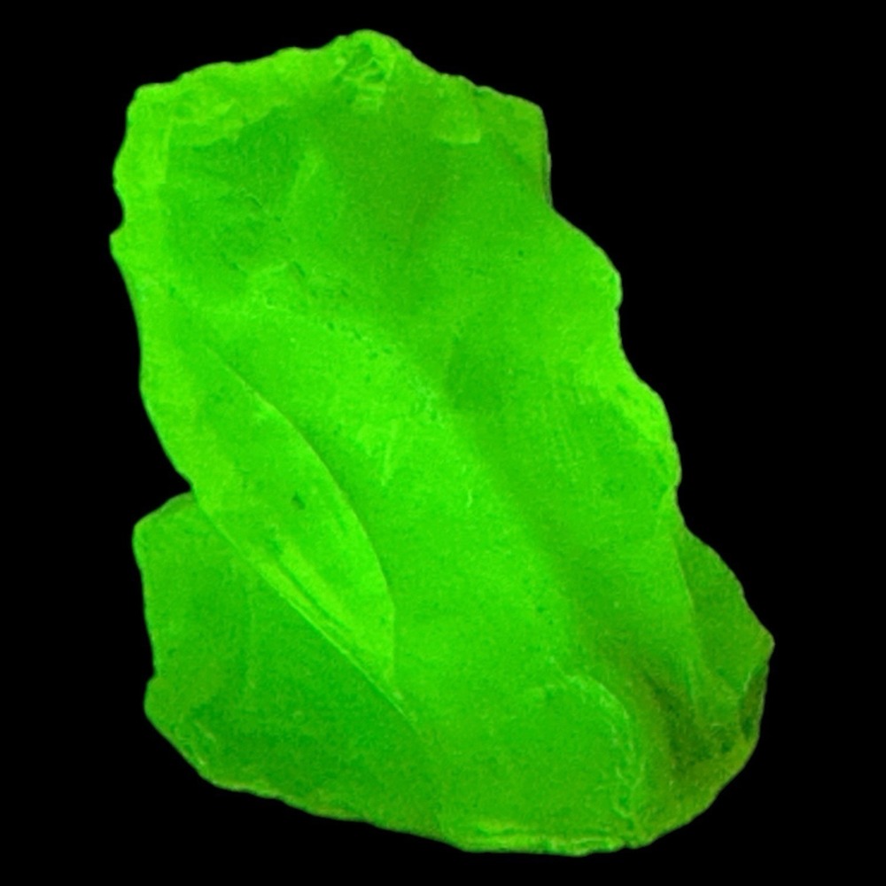 Peach‎ Translucent Art Glass Cullet Glowing Manganese Slag Glass #6GL72